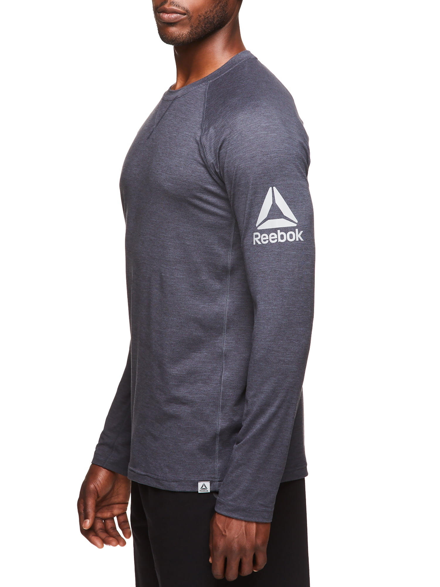 Reebok Men's and Men's Active Long Sleeve Warm-Up Training Crew, to Size -