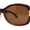 All Brown, variant on Womens Anti-Glare Polarized Oval Round Butterfly Buckle Hinge Sunglasses Tortoise Brown