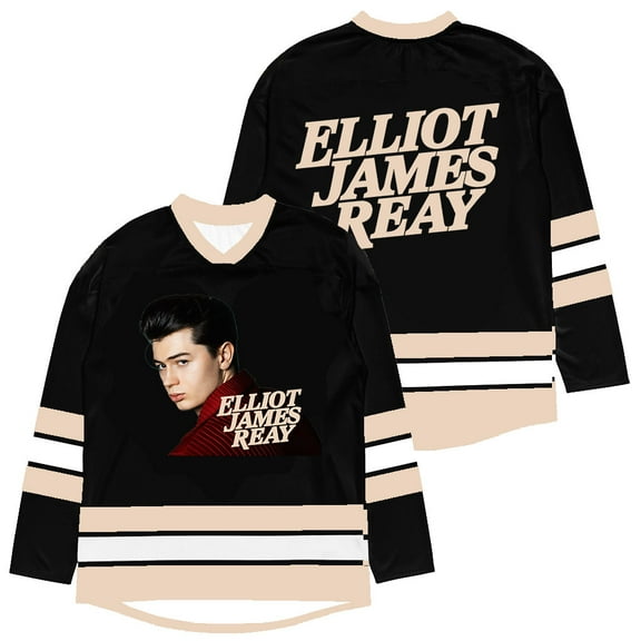 Elliot James Reay Merch Pic Jersey V-Neck Sweatshirts Cosplay Women Men Fashion Winter Long Sleeve Y2K Top