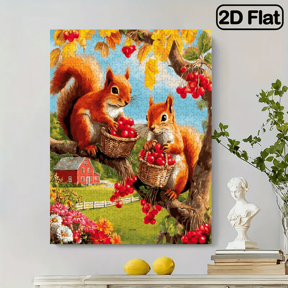 500/500pcs Adult Jigsaw Puzzles - Challenging Large-Scale Brain Teaser with Complex Images, Stress- Family Game Night Activity, Portable Box for Adults Families, /Christmas/Halloween Gift for Puzz