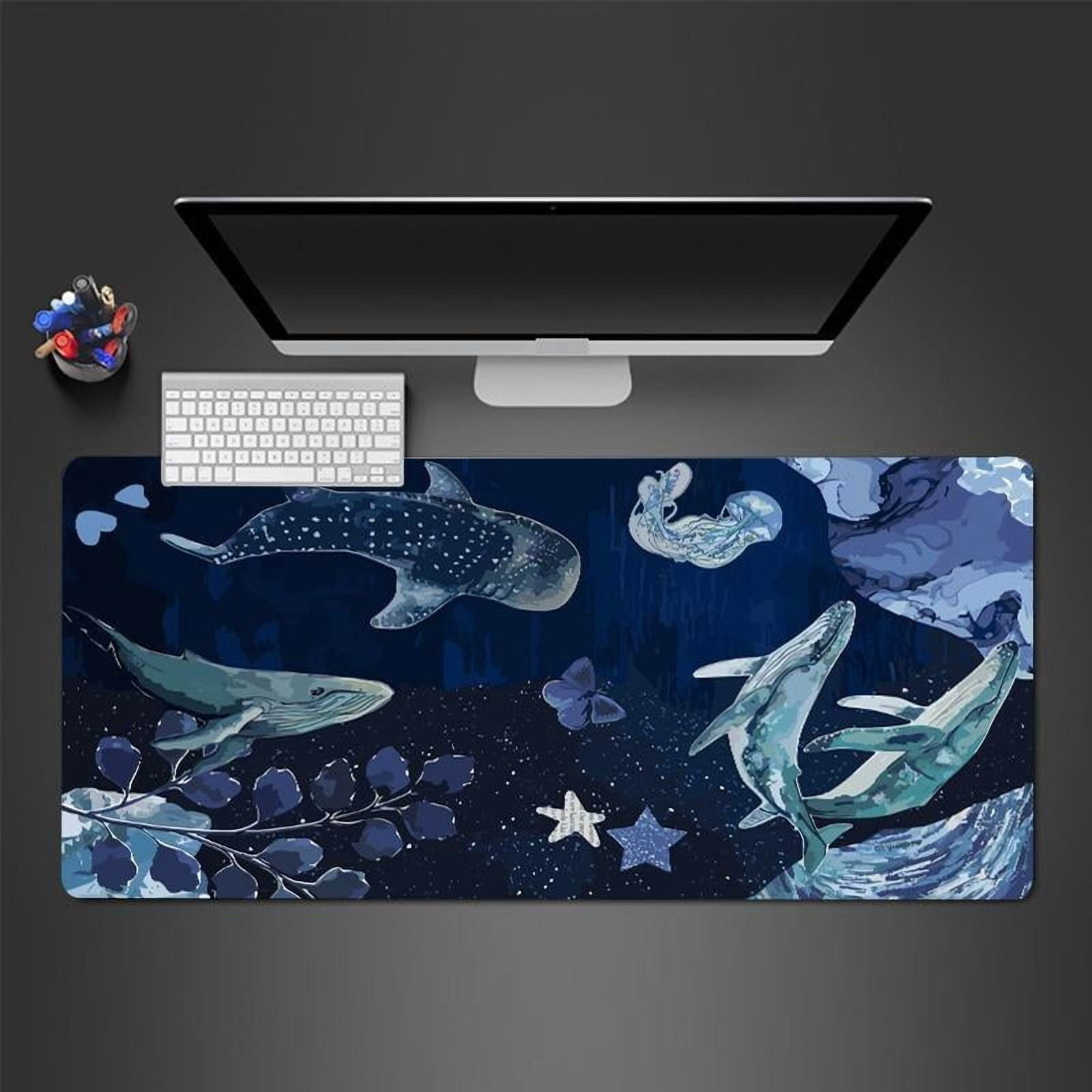 HELLOYOUNG Large Gaming Mouse Pad with Non-Slip Rubber Base & Stitched Edges Extended Desk Mat for PC Gamers, Home Office Desktop Decor, Halloween Christmas New Year Gift