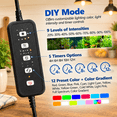 LED Aquarium Light for 13-18 Inch Fish Tanks, Adjustable Brightness ...