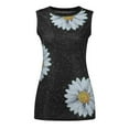 thumbnail image 3 of Frostluinai Women Plus Size Tanks Tops Summer Sleeveless Casual Boho Shirts Sunflower Graphic Print Tunics O-neck Tee Camis, 3 of 8
