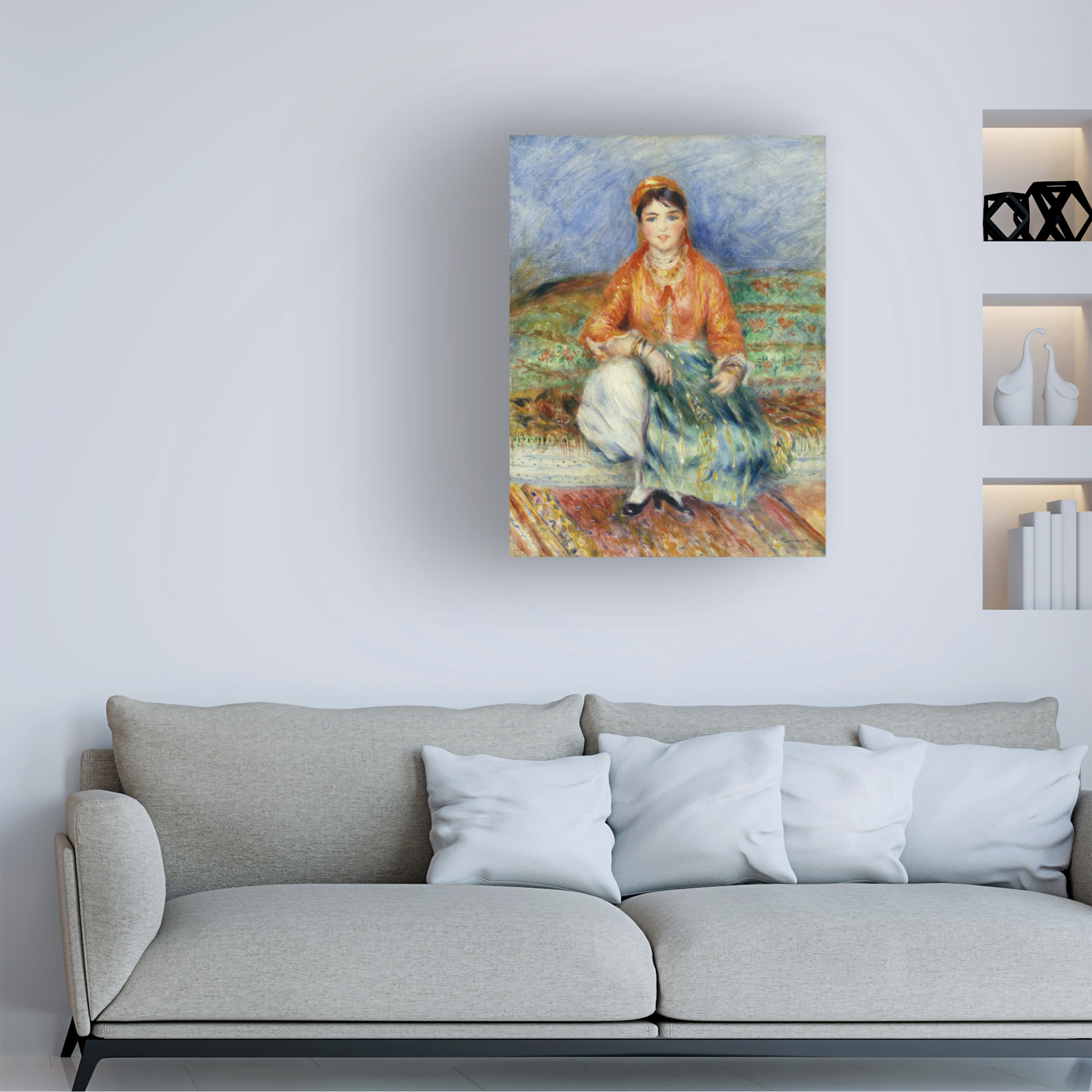 Renoir 'Algerian Girl' Canvas Art