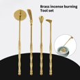 thumbnail image 4 of Rvaymup Brass Incenses Making Kits 4Pieces DIY Spoon Tool Set Meditations Accessories, 4 of 9