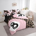 thumbnail image 2 of Erosebridal Girls Ball Games 7-Piece Twin Bedding Sets For Billiards Gamer,Wild Cheetah Pattern Bedding Comforter Set For Girls Kids,Reversible, 2 of 7