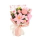 thumbnail image 1 of Ramo de flores de ganchillo, ramo de punto hecho a mano, regalo para el día del maestro, multifuncional. Rosa, 1 of 9