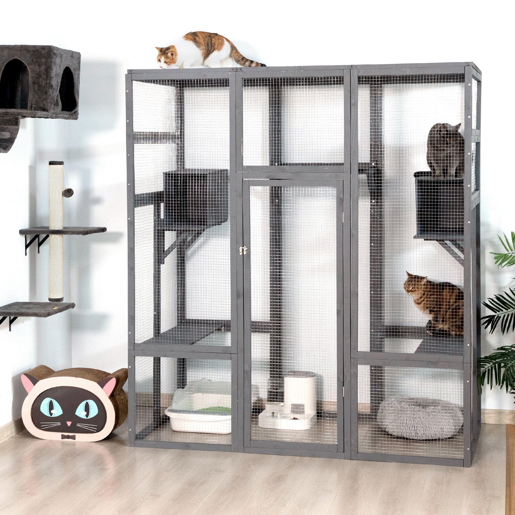 Jaxpety cat house instructions discount