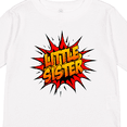 thumbnail image 4 of Inktastic Little Sister Super Hero Girls Long Sleeve Toddler T-Shirt, 4 of 5