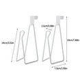 thumbnail image 3 of 2-Pack Over-The-Toilet Paper Holder | Metal Toilet Tank Hanger for Bathroom & Kitchen Organization | Space-Saving Design for Small Bathrooms & RVs, 3 of 6