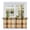 Brown, Green, Cream, variant on Orange Green Checked Tier Curtains 54 Inch Length, Fall Thanksgiving Buffalo Plaid Cafe Short Curtains for Bathroom Over Sink, Small Kitchen Curtain Light Filtering Tiered Drapes 2 Panels 27.5"Wx54"L