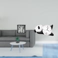 thumbnail image 2 of Reloj De Pared Digital Panda Moderno Y Versátil. Práctico, Resistente Y Bonito Para Decorar El Hogar: Sala De Estar, Dormitorio U Oficina. Formato De 12/24 Horas., 2 of 8
