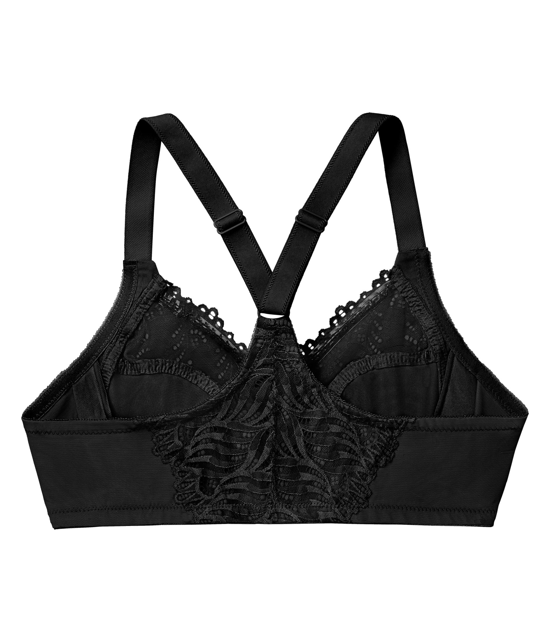 Glamorise Front-Closure T-Back WonderWire Underwire Bra 1246 (Women's & Women's Plus)