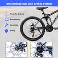 thumbnail image 4 of Ambifirner Men Mountain Bike 21 Speed, Aluminum Frame Racing Bike, City Commuter Bicycle for Men Women, 4 of 8