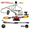 thumbnail image 1 of Electric Bike 36V-72V Headlight Taillight And Turn Signals E-Bike Light Kits 8 Pin, 1 of 7