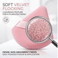 thumbnail image 2 of 48 Pcs Triangle Powder Puff, Soft Velour Makeup Puffs for Face Loose Powder Foundation, Reusable Washable Cosmetic Sponge Blender Tools, 2 of 6