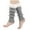 Gray, variant on KyCheLot Leg Warmers for Women Ribbed Fleece Trim Knitted Socks Fall Winter Streetwear
