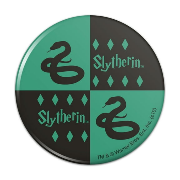 Harry Potter Slytherin Pattern Kitchen Refrigerator Locker Button Magnet