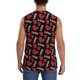 thumbnail image 4 of Fotbe Heart and love Men's Camiseta sin Mangas Estampada para Hombres, Playera Casual para Gimnasio, Entrenamiento, Playa-X-Large, 4 of 7