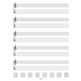thumbnail image 3 of Hal Leonard Ukulele Manuscript Paper, (Paperback), 3 of 5