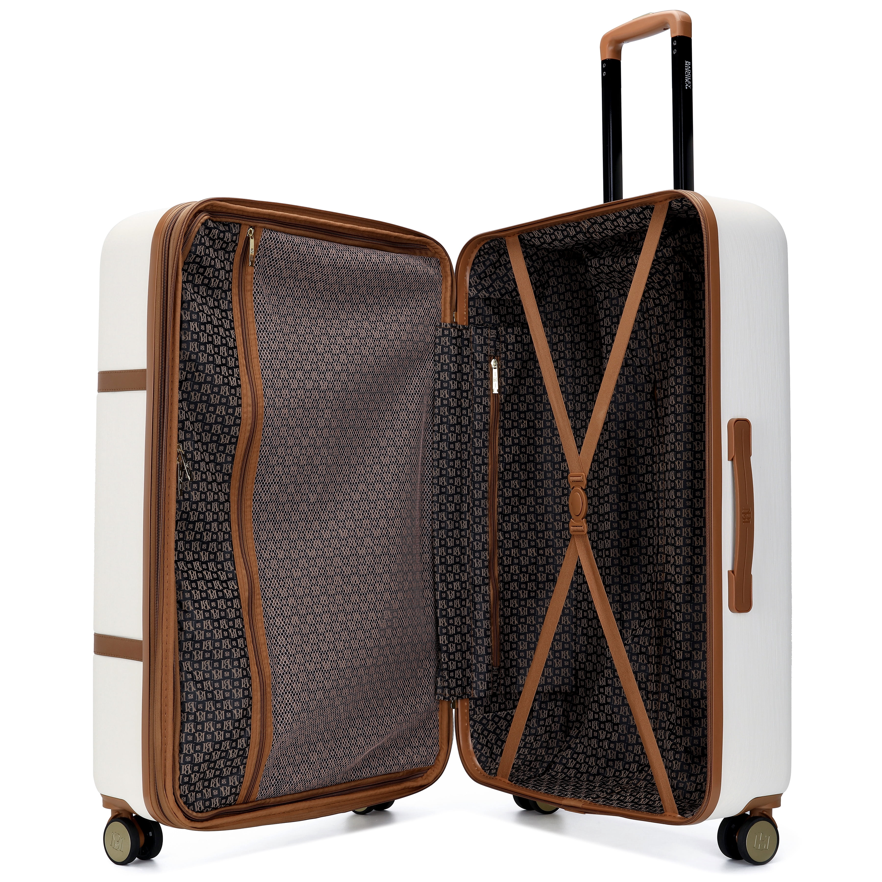 BADGLEY MISCHKA Grace 3 Piece Expandable Retro Luggage Set (Retro)