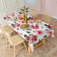thumbnail image 5 of Pioneer Flower Floral Print Pattern Rectangle Tablecloth 60"x102",Waterproof Polyester Rectangle Table Cloth, Wipeable Spillproof Polyester Tablecloth for Dining, Camping, Indoor and Outdoor, 5 of 5