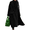Black, variant on Women's Black Oversized Long Winter Wool Blend Pea Trench Coat Overcoat