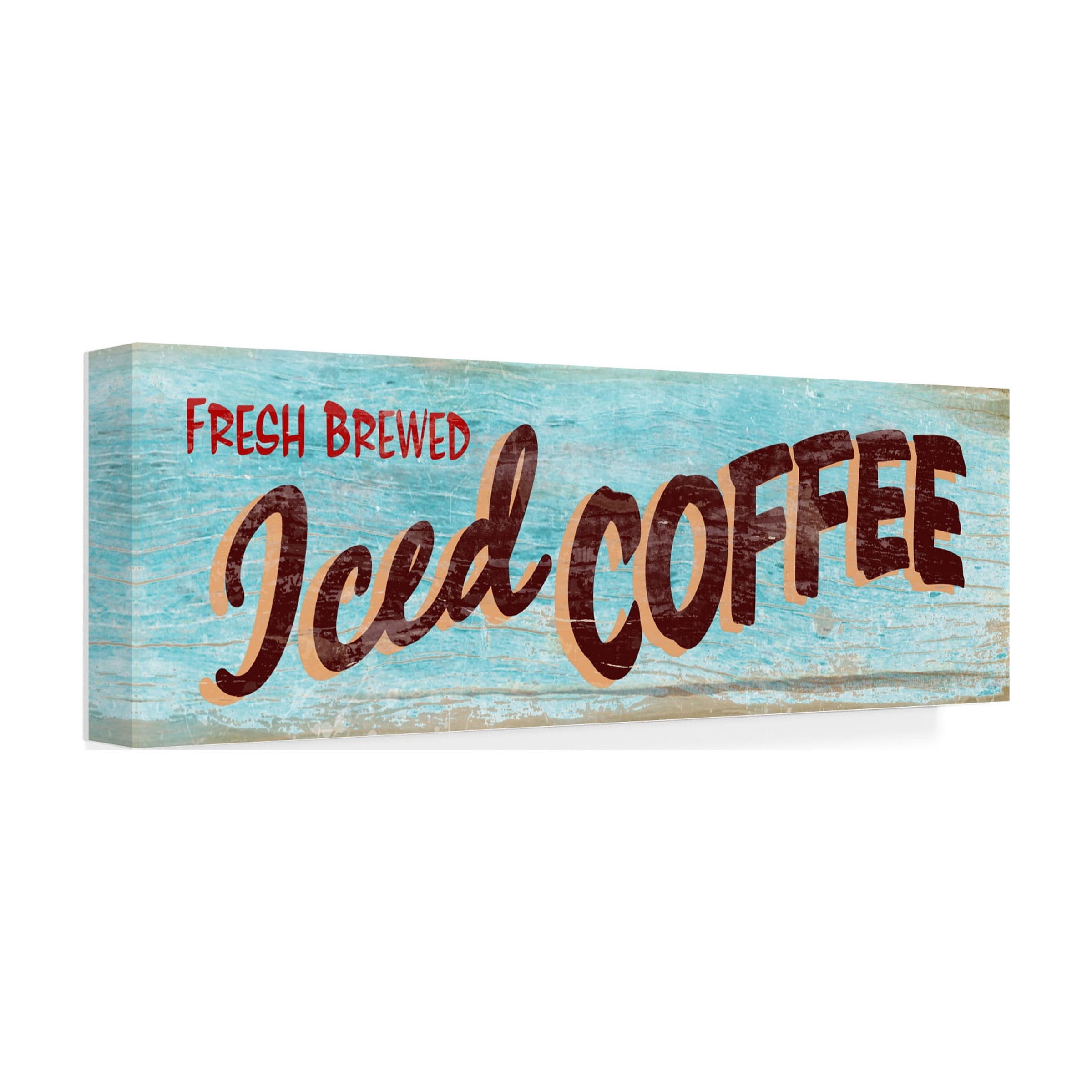 RetroPlanet 'Iced Coffee' Canvas Art