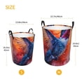 thumbnail image 3 of Gaeub Vibrant Hummingbird Watercolor Art Dirty Clothes Storage Basket, Toy Storage Bin for Storing Clothing, Diapers, Toys-Small, 3 of 6