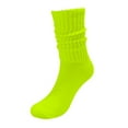 thumbnail image 2 of Jamicy Crew Socks for Women 3PC Cozy Cotton Slouchy Athletic Socks Slouch Boot Calf Workout Socks Fleece Floor Socks, 2 of 3
