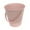 Pink, variant on Siruishop Metal Bucket with Handle Flower Pot Beach Sand Pail Compact Beach Toy Montessori 15.5cmx15.5cm