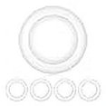thumbnail image 3 of PARMIDA (4 Pack) 5/6 Inch LED Disk Light Surface Mount Recessed Flush Ceiling Lighting, 15W, 1050LM, Dimmable, Recessed Can Or Hardwired Junction Box Installation, ENERGY STAR & UL-LISTED - 5000K, 3 of 4