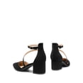 thumbnail image 4 of Zapatos de Tacón con Punta Fina y Correa al Tobillo para Mujer DREAM PAIRS en Negro, 4 of 8