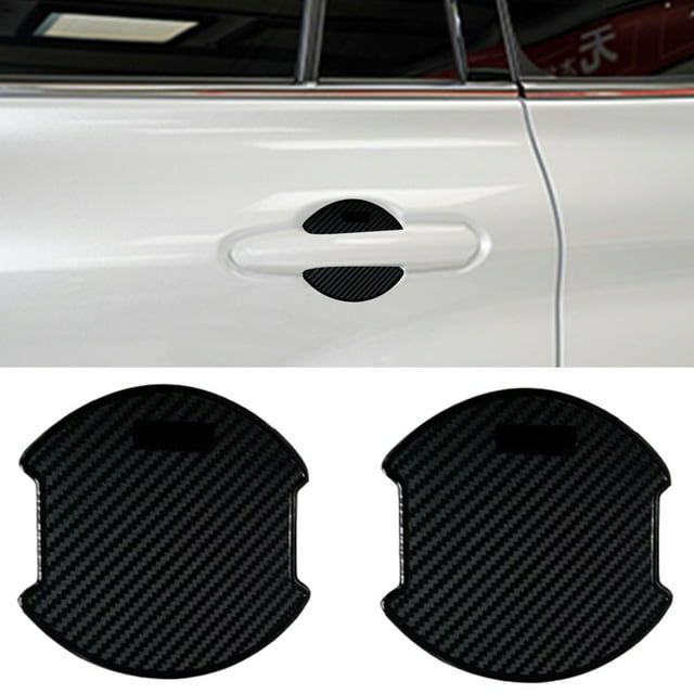 WIFKLSIIPG 2 Pcs Protecteurs de Poignée de Porte de Voiture Coussin de Protection Universel pour Voitures (Noir)