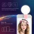 thumbnail image 4 of CHUANK Led Light Mask Cell Phone Battery Selfie Light for Phone with 3 Light Temperatures LED Light Cell Phone Laptop Photography Lighting Clip on Rechargeable Led Photography Lighting, 4 of 7