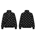 thumbnail image 4 of yillto Sweatshirt for Women Quarter Zipper Pullover Oversized Baggy Fall Casual Sweatshirts Tops, 4 of 7
