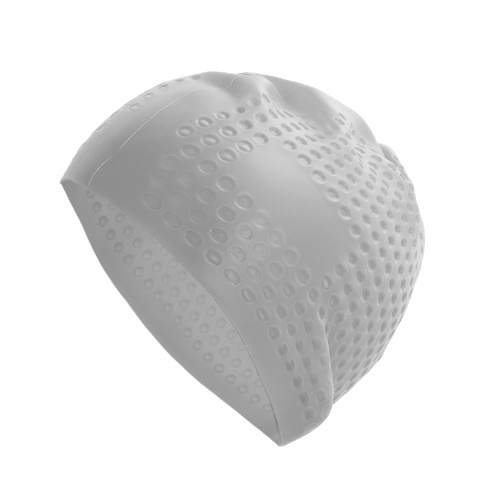 Unique Bargains Waterproof Bubbles Texture Swimming Cap Gray