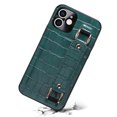 thumbnail image 4 of iPhone 12 6.1 Inch DW Wristband Hand Strap Case, Hidden Card Slot Soft TPU Slim Drop Shock Resistant Phone Cover Case  iPhone 12, Darkgreen, 4 of 9