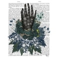 thumbnail image 3 of Fab Funky 12x14 Black Modern Framed Museum Art Print Titled - Black Hand, 3 of 5