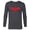 Charcoal Heather, variant on Marvel Super Heroes Spider-Man Costume Mother’s Day Gift Mom - Long Sleeve T-Shirt for Men - Customized-Athletic Heather