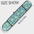 thumbnail image 3 of Dailycode Double Sided Oven Mitt with Loop Heat Resistant Kitchen Long Potholders 7" x 35" Cartoon Ducks Flower Plant, 3 of 6