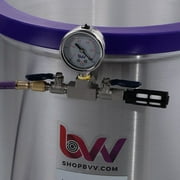BVV Best Value Vacs 10 Gallon Aluminum Side Mount Vacuum Chamber