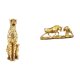 thumbnail image 1 of Figura de guepardo,Figura de guepardo dorado,adorno de escritorio moderno,Estatua de escritorio,Figura decorativa de pelea de toros y osos,Colecciones de esculturas de toros,artesanía de, 1 of 8