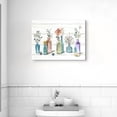 thumbnail image 5 of Bathroom Decor Wall Art Flowers Glass Jar Poster Floral in Mason Jar Bottles Farmhouse Picture Canvas Print Décor for Bathroom Bedroom Framed Artwork 12x16 inch, 5 of 6