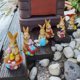 thumbnail image 5 of 6 uds., de conejos en miniatura divertidas, esculturas, estatuas de Pascua, modelo resina para escritorio, artesanía, césped,, 5 of 9