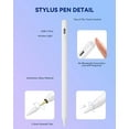 thumbnail image 2 of Active Stylus Pen Compatible With iPad Mini 8.3" (2021 6th Gen) - Digital Capacitive Touch Rechargeable Palm Rejection, 2 of 5