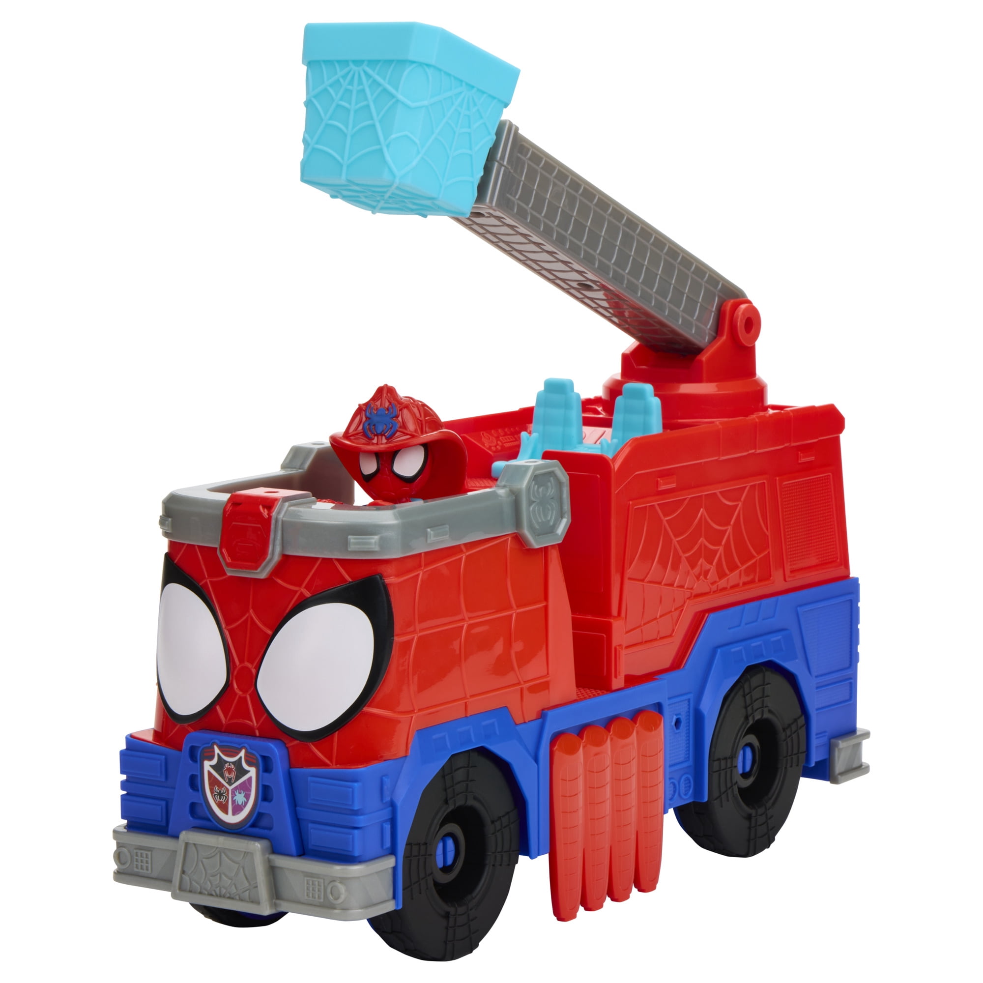 Marvel Spidey and his Amazing Friends Rescue-Webs Firetruck, Ages 3 and up
