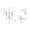 thumbnail image 2 of Miseno Ml361 Contemporary Widespread Bathroom Faucet - Black, 2 of 7