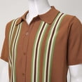 thumbnail image 4 of Gibobby Playera Polo Hombre Polo de piqué de algodón elástico sólido de Manga Corta Camisa de Polo para Hombre(Marrón,M), 4 of 4