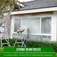 thumbnail image 5 of Farm Plastic Supply - Dura Skrim String Reinforced Clear Plastic Sheeting - 10 Mil - (6' x 100') - Reinforced Poly Film Tear Resistant, Weatherproof, Vapor Barrier Polyethylene Roll for Construction, 5 of 5